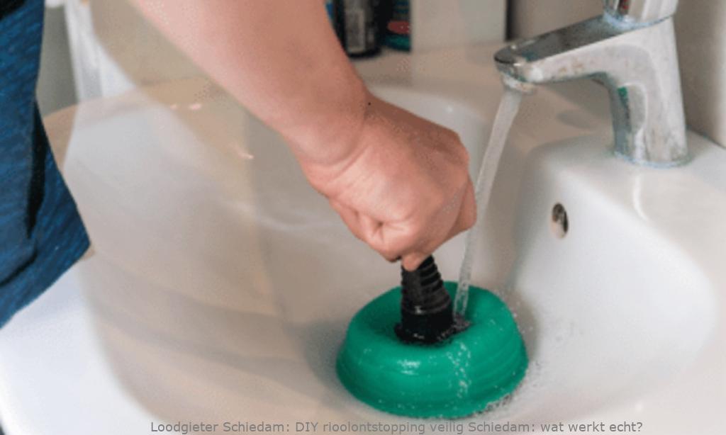 Diy Rioolontstopping Veilig Schiedam