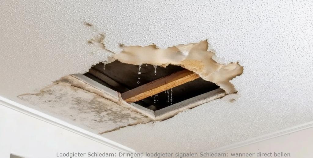 Dringend Loodgieter Signalen Schiedam