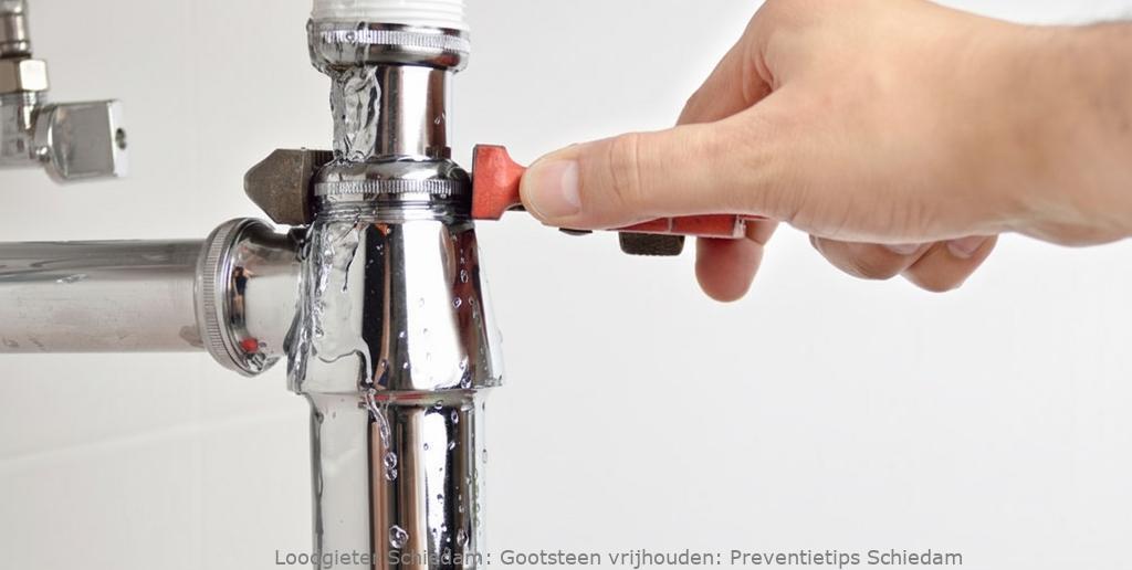 Gootsteen Preventietips Verstopping Schiedam